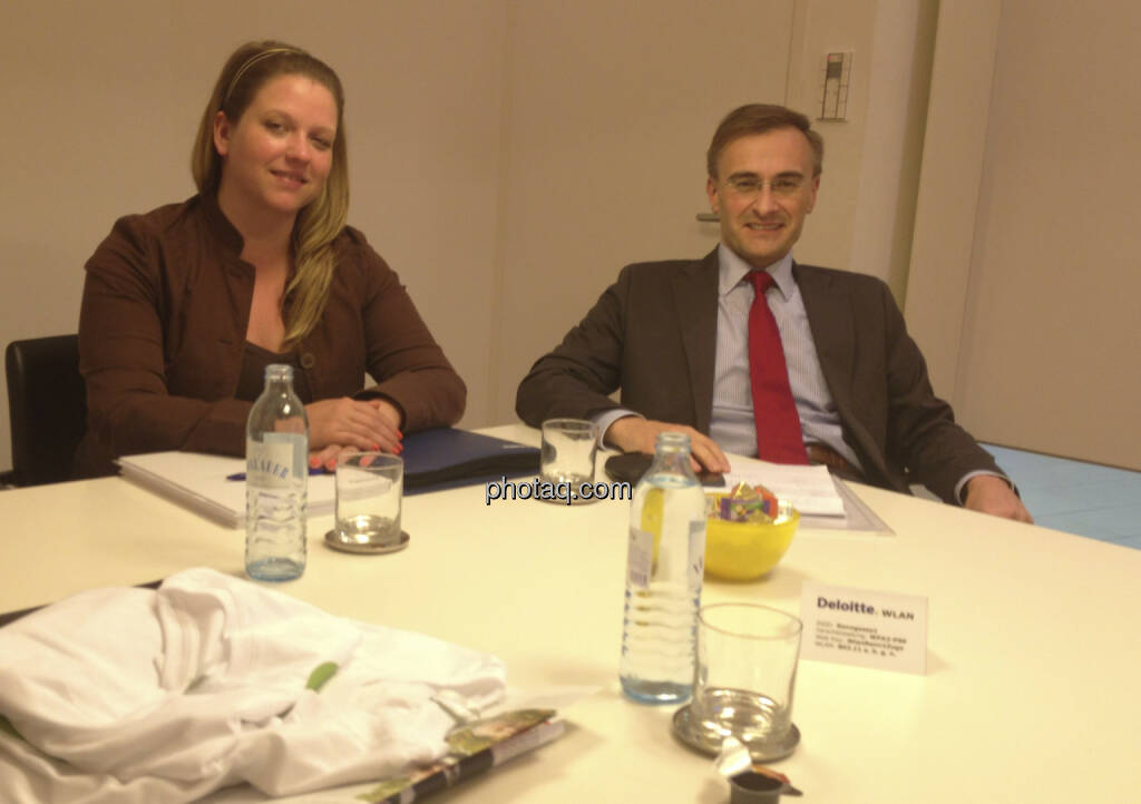 ... im Talk mit Melinda Mihoczy und Josef Schuch, Deloitte (08.07.2013) 
