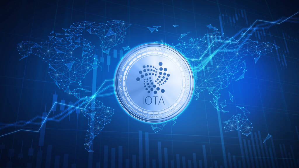 IOTA cash coin - https://de.depositphotos.com/184797090/stock-photo-iota-cash-coin-on-hud.html, © <a href=