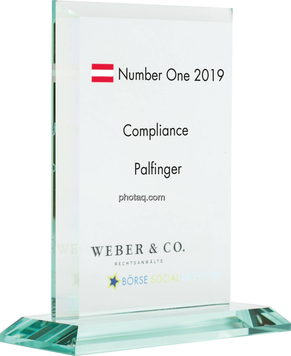 Number One Awards 2019 - Compliance Palfinger