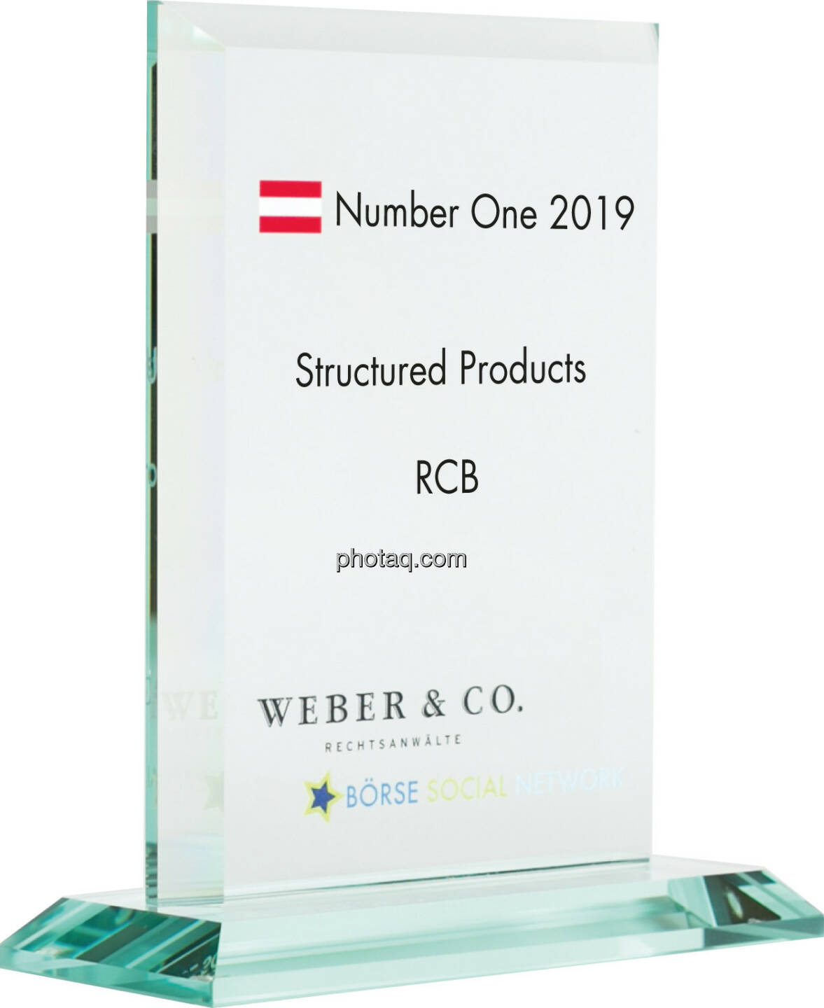 Number One Awards 2019 - Structured Products RCB