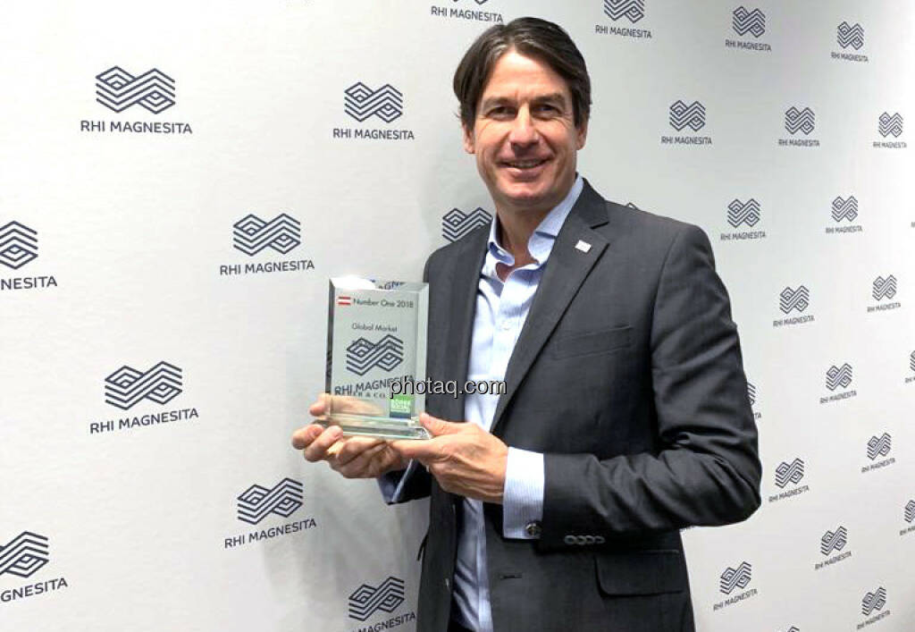 Stefan Borgas (RHI Magnesita) - Number One Awards 2018 - Global Market RHI Magnesita, © photaq (21.01.2020) 