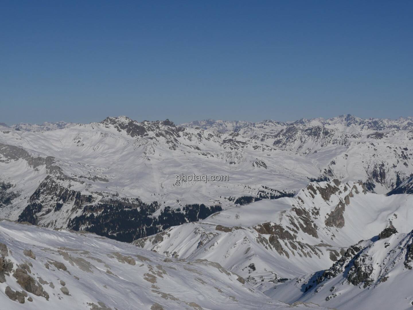 Berglandschaft, Davos
