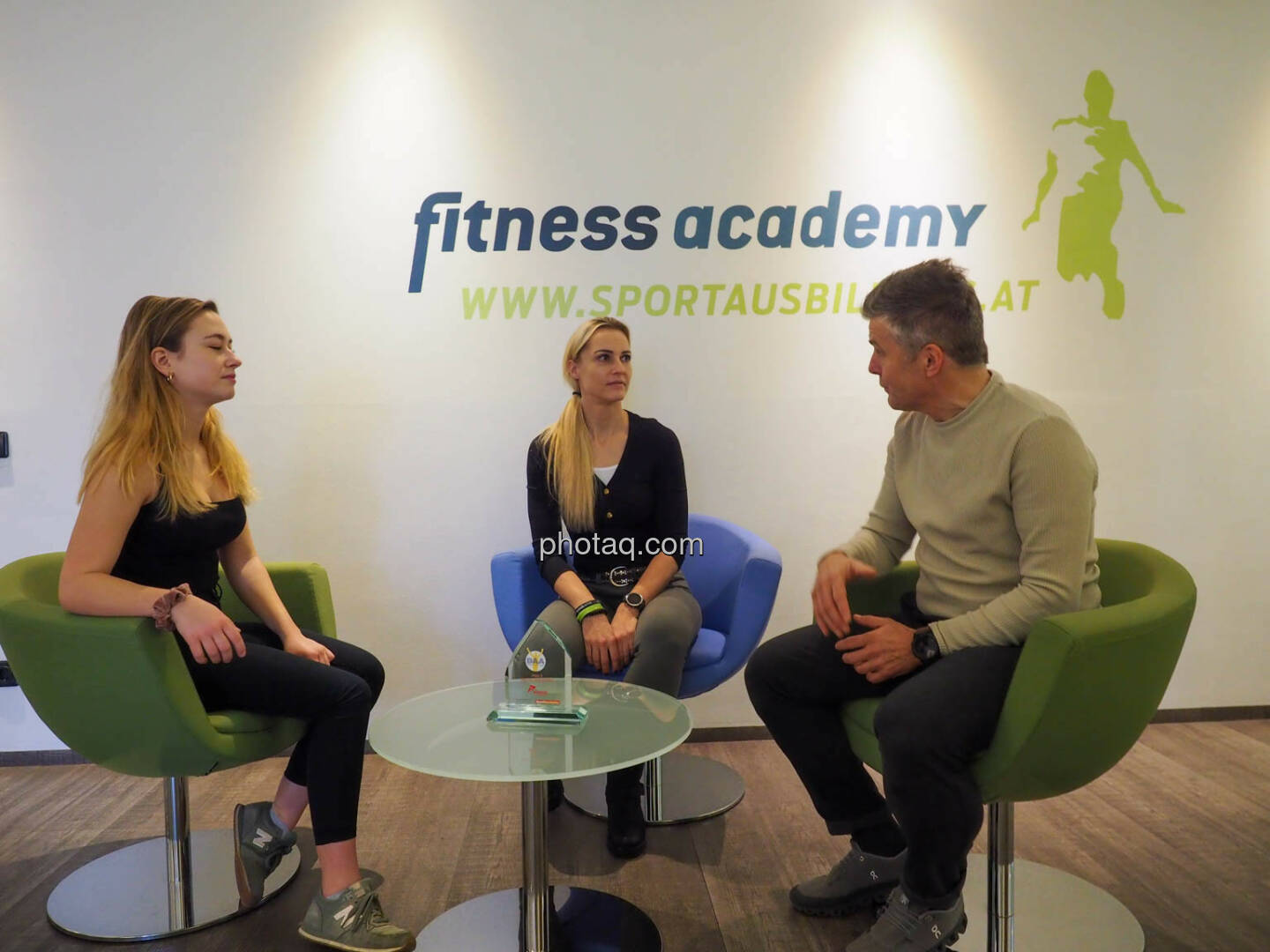 Leya Hempel (BSN), Melanie Brandstätter (Flexyfit Sports Academy), Michael Wernbacher (Wemove Runningstore)