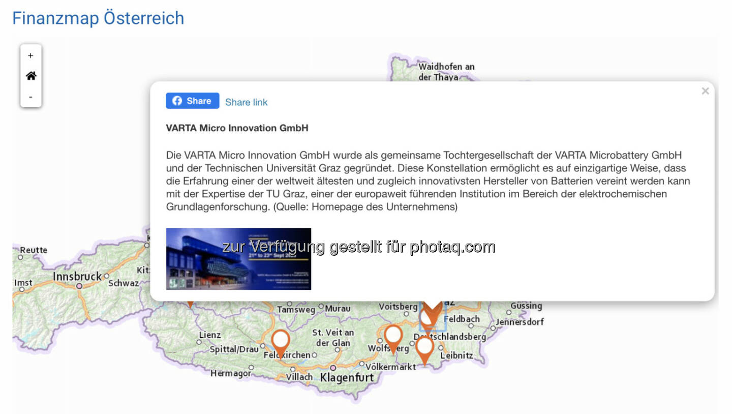 Varta in Graz, siehe http://www.boerse-social.com/finanzmap