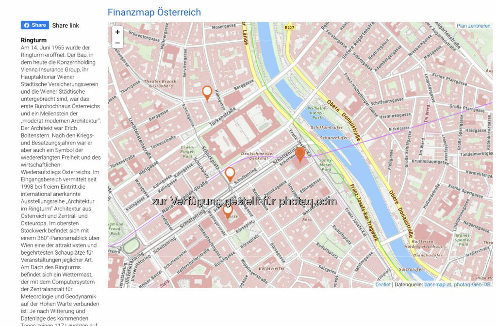 VIG Ringturm auf http://www.boerse-social.com/finanzmap (13.03.2020) 