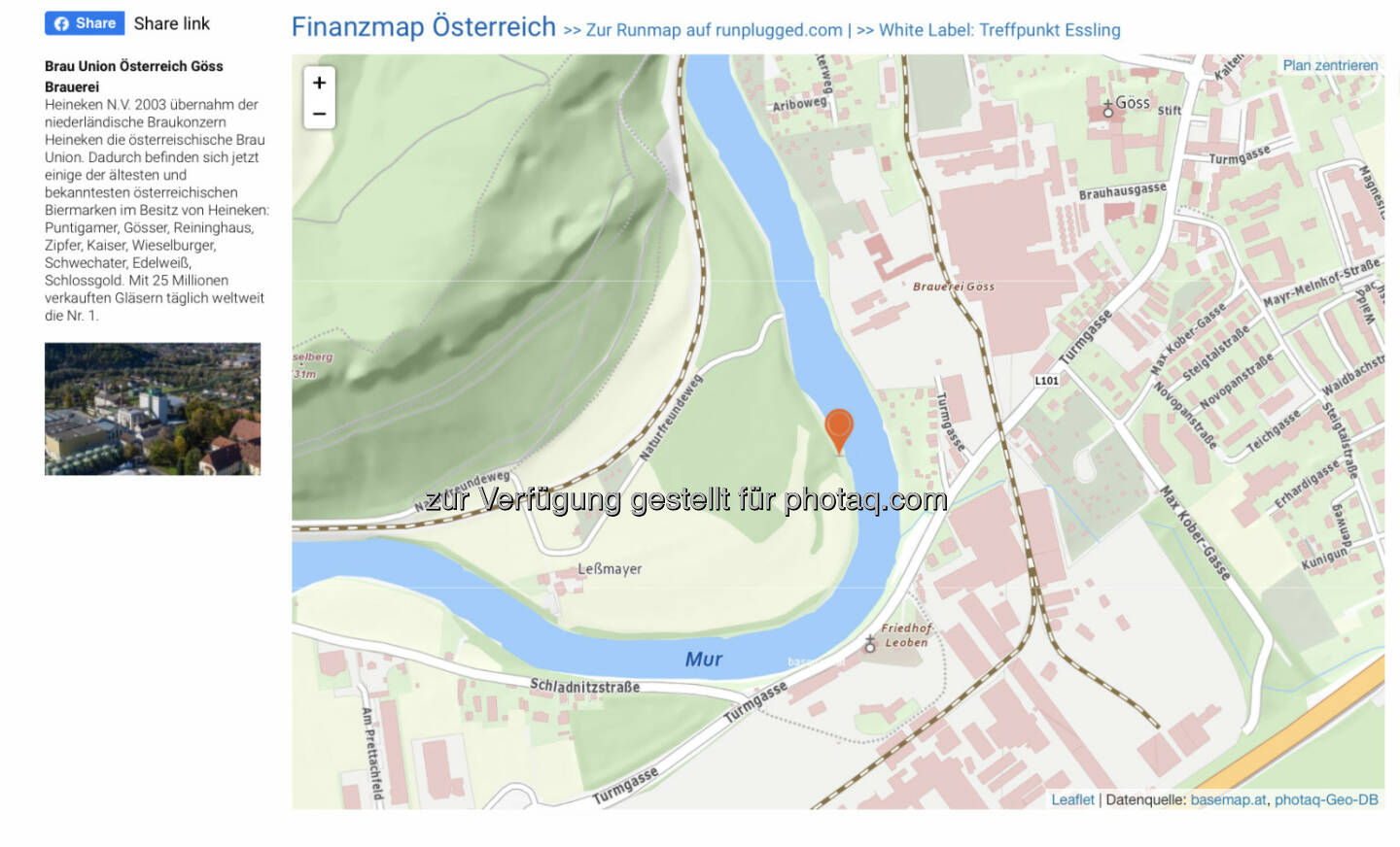 Heineken Brau Union Österreich Göss Brauerei auf http://www.boerse-social.com/finanzmap