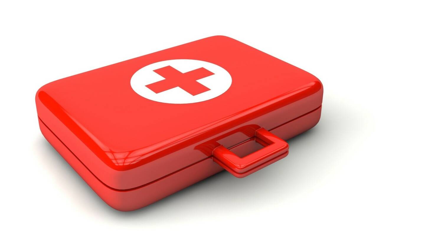 Erste Hilfe Koffer - https://pixabay.com/de/illustrations/arzt-koffer-verbandszeug-pflaster-1015624/