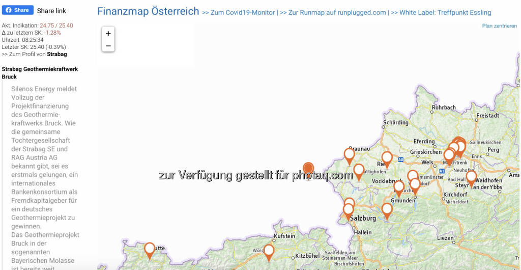 Strabag Geothermiekraftwerk Bruck auf http://www.boerse-social.com/finanzmap  (24.04.2020) 