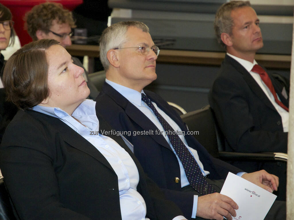 Susan Dreyer (CDP), Michael Buhl (Wiener Börse), © Wiener Börse, Claus Beischlager (15.12.2012) 