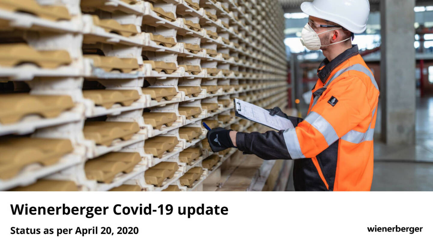 Wienerberger - Covid-19 update