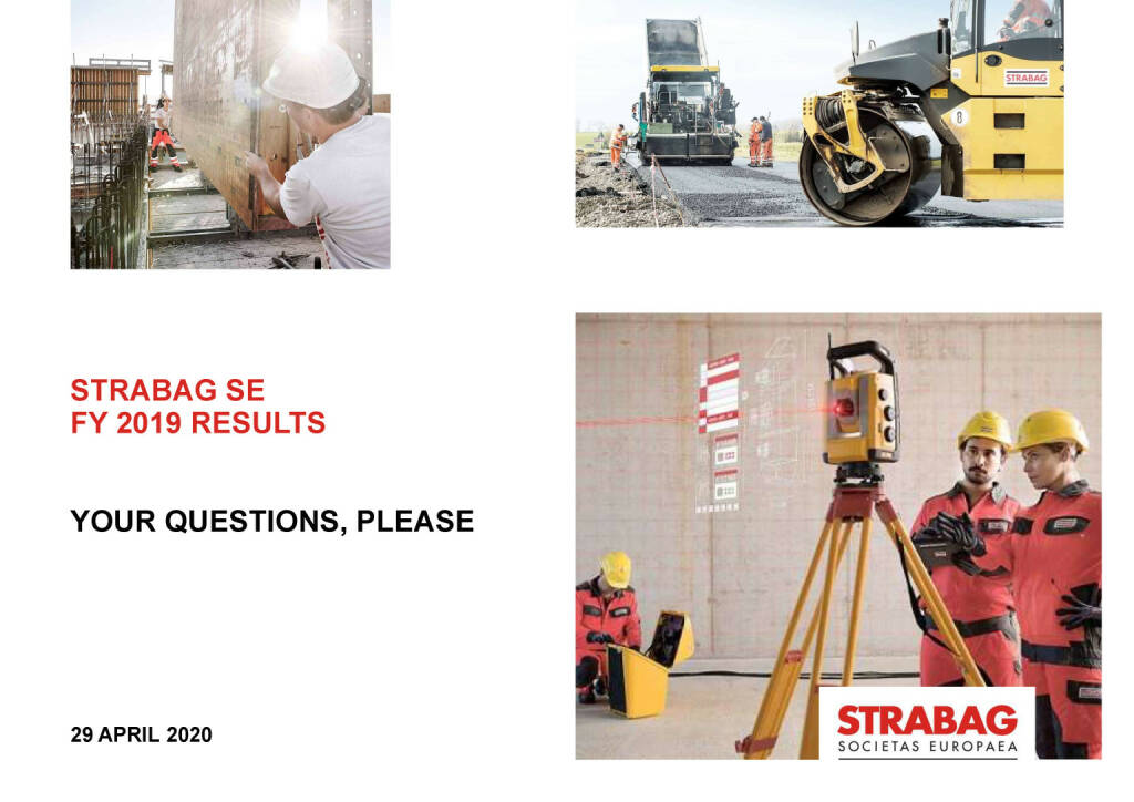 Strabag - FY 2019 results (03.05.2020) 