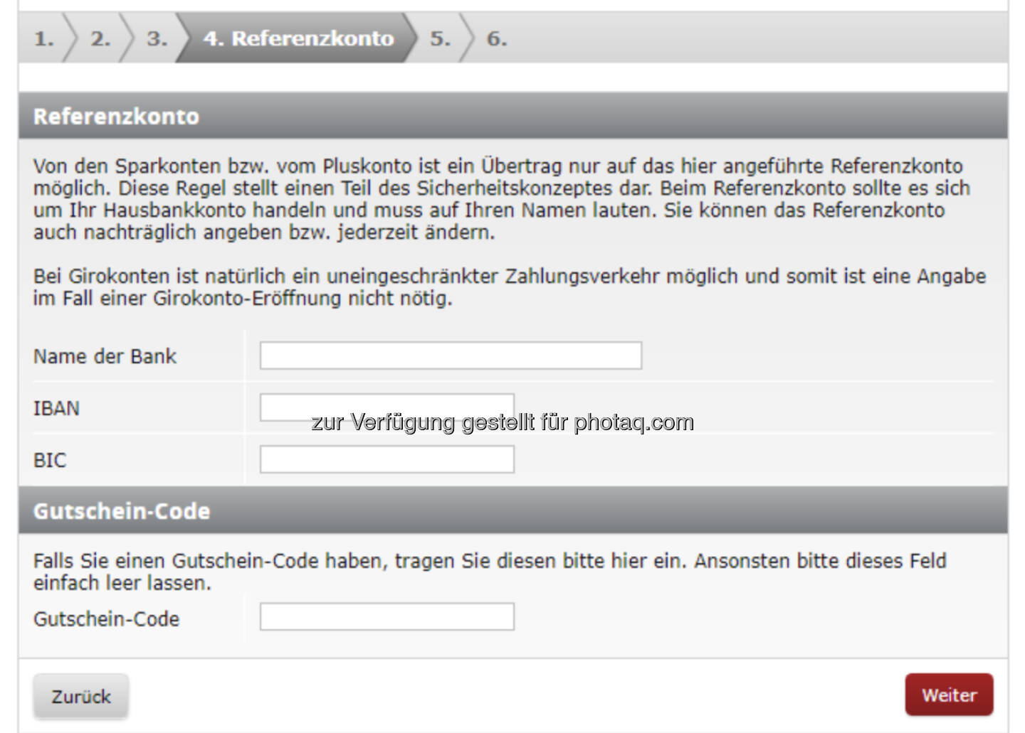 Bonus-Code Eingabe unter www.bankdirekt.at/neukundenaktion