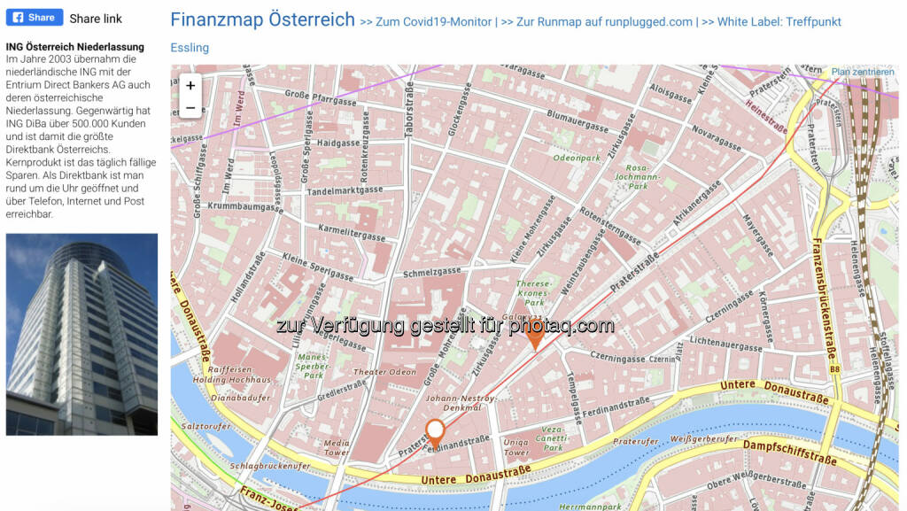 ING Diba Niederlassung Wien unter http://www.boerse-social.com/finanzmap  (07.05.2020) 