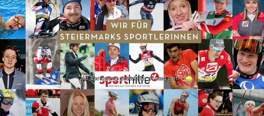 Wir für Steiermarks SportlerInnnen (Bild: Österreichische Sporthilfe)  (08.05.2020) 
