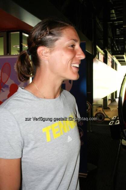 Andrea Petkovic beim Nürnberger Gastein Ladies, Tennis - mehr unter https://www.facebook.com/GasteinLadies (17.07.2013) 