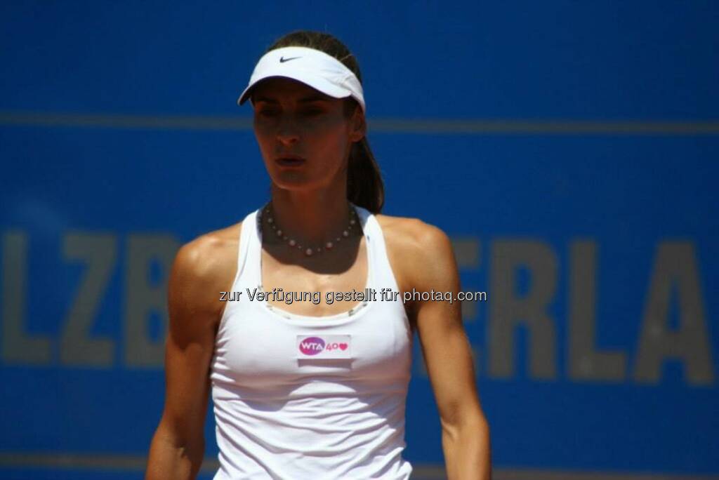 Dia Evtimova beim Nürnberger Gastein Ladies, Tennis - mehr unter https://www.facebook.com/GasteinLadies (17.07.2013) 