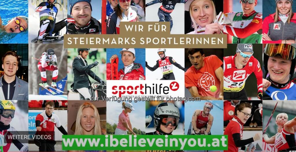 Wir für Steiermarks SportlerInnnen (Bild: Österreichische Sporthilfe) (18.05.2020) 