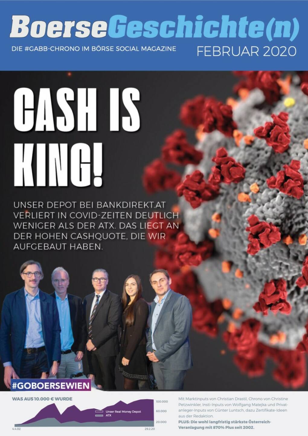 Börsegeschichte(n) Februar 2020 - Cash Is King! bankdirekt.at