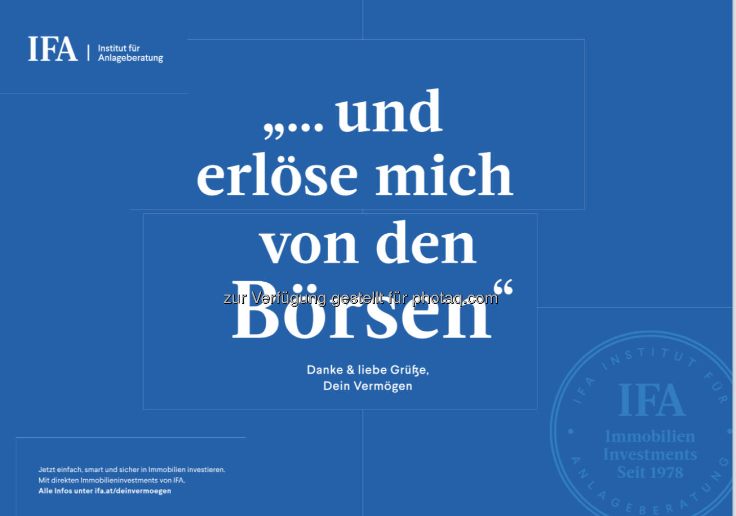 Erlöse uns von den Börsen