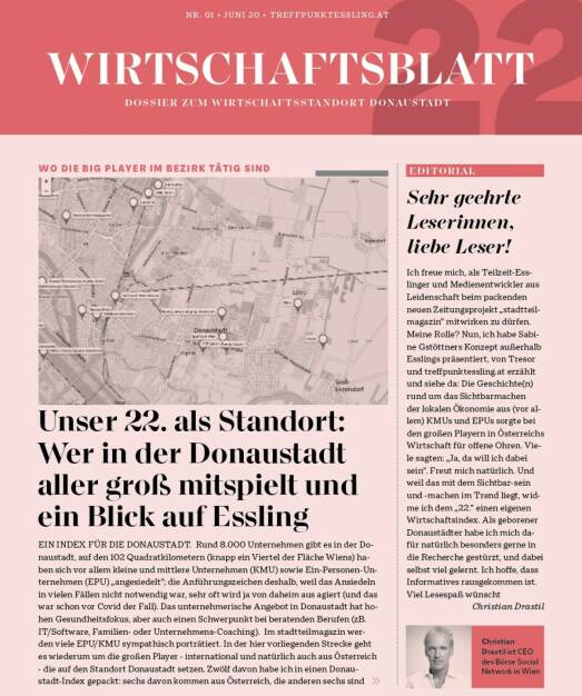 Wirtschaftsblatt Donaustadt, Cover, © <a href=