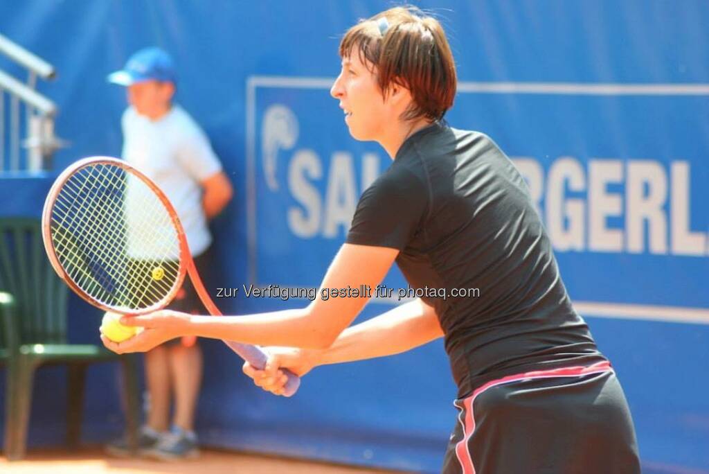 Yvonne Meusburger beim Nürnberger Gastein Ladies, Tennis - mehr unter https://www.facebook.com/GasteinLadies (20.07.2013) 