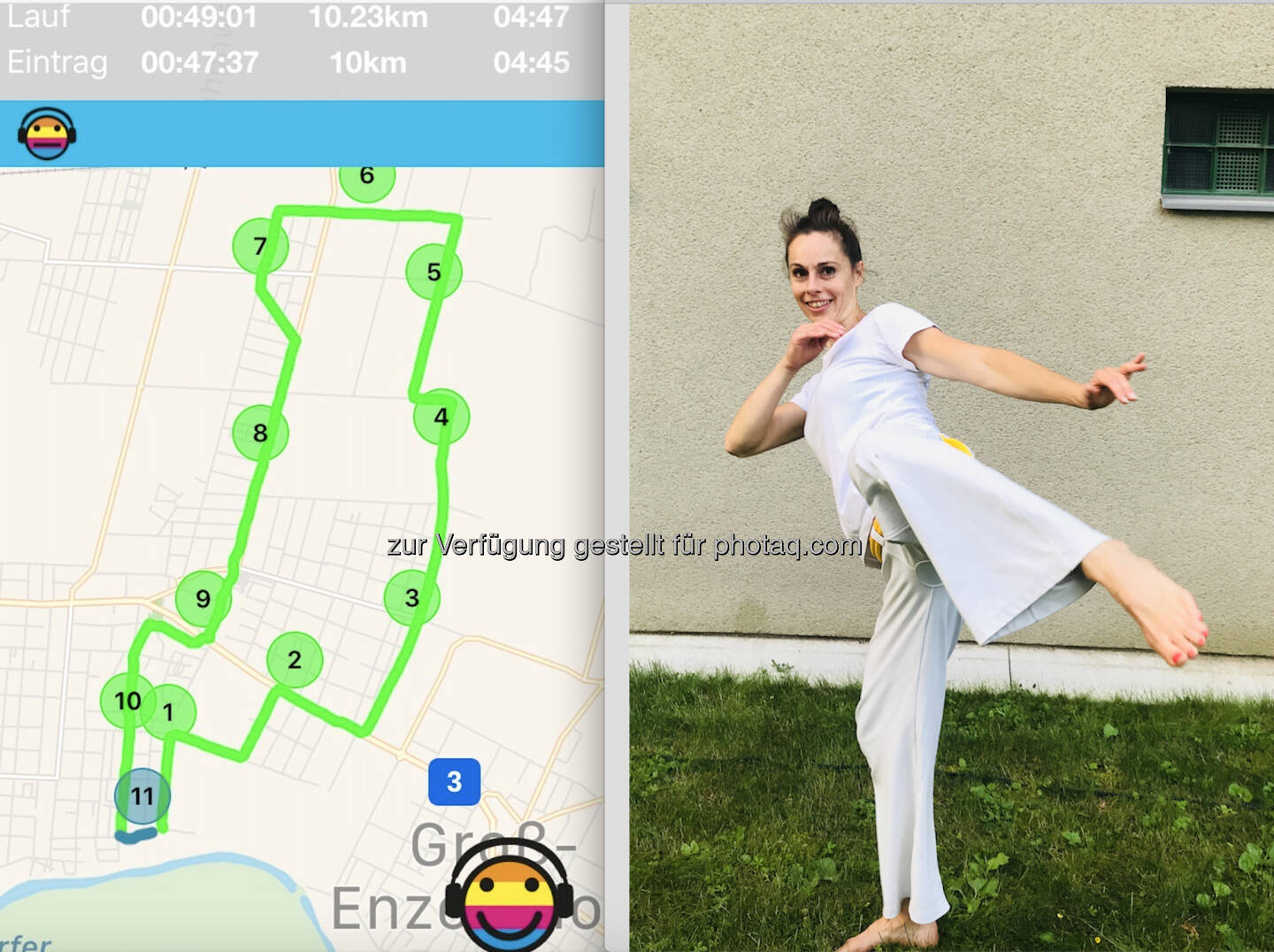 Schwere Beine nach Capoeira mit Anna Wallner