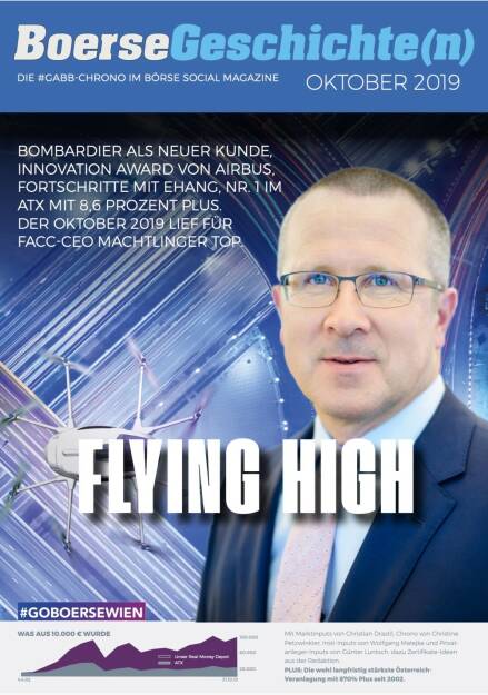 Börsegeschichte(n) Oktober 2019 - Flying High - FACC, Machtlinger (30.07.2020) 