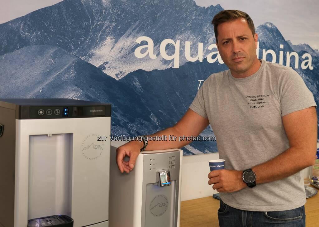 Der „Iceman“ Christian Redl achtet beim Wasserkonsum auf die Vermeidung von Plastikmüll ohne auf etwas verzichten zu müssen. (03.08.2020) 