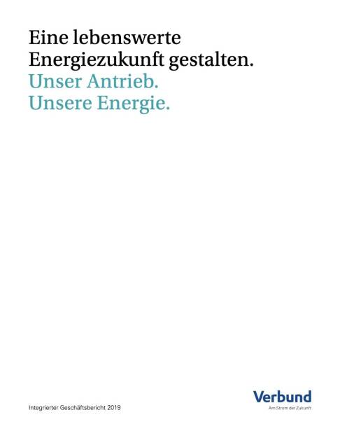 Verbund Geschäftsbericht 2019 - Alle Details und zum Report unter - https://boerse-social.com/companyreports/2020/214374/verbund_geschaftsbericht_2019 (31.08.2020) 