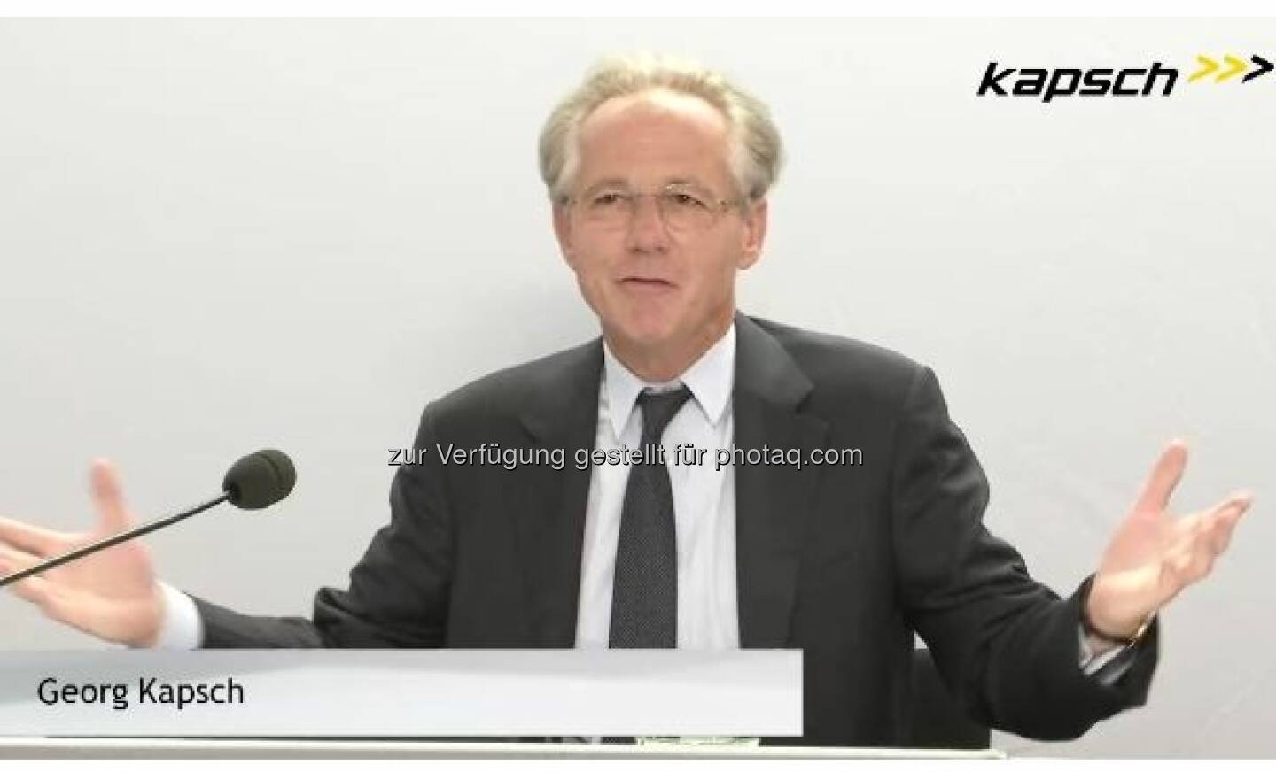 Georg Kapsch, CEO, HV der Kapsch TrafficCom AG, 9.9.2020