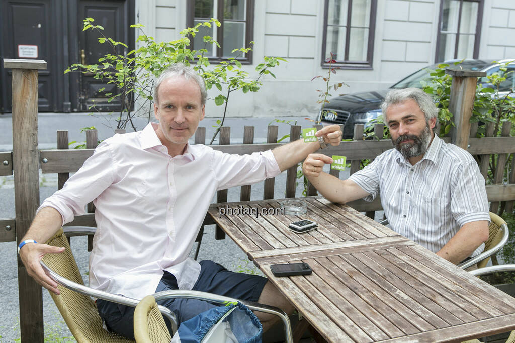 Christian Drastil, Thomas Irmler, wikifolio-Pickerl, © finanzmarktfoto.at/Martina Draper (25.07.2013) 