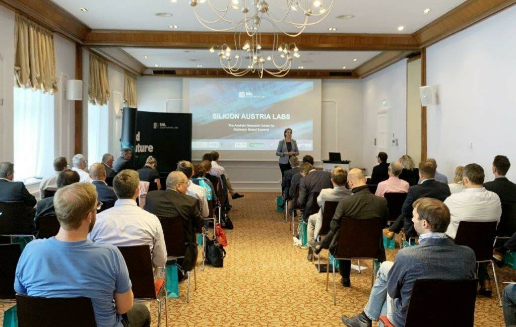 Silicon Austria Labs GmbH: Silicon Austria Labs stärkt Zusammenarbeit mit steirischen Unternehmen, Beim Roadshow-Stopp in Graz präsentierte sich Silicon Austria Labs rund 15 steirischen Betrieben, die entlang der Wertschöpfungskette elektronikbasierter Systeme arbeiten. Fotocredit: Büro Landesrätin Eibinger-Miedl (21.09.2020) 