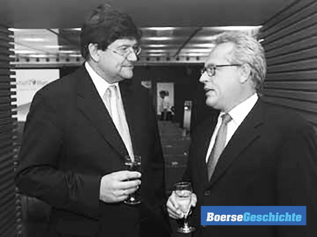 #boersegeschichte 2001:  Stefan Zapotocky (Wiener Börse), Friedrich Kadrnoska (Bank Austria) (24.09.2020) 