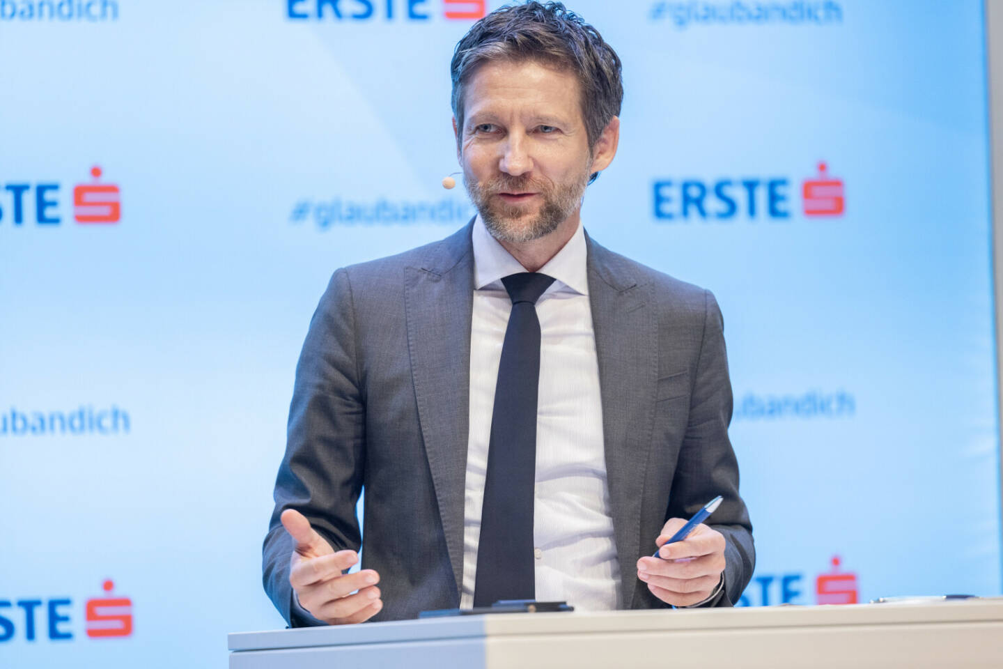 Thomas Schaufler, Privatkundenvorstand der Erste Bank. Credit: Daniel Hinterramskogler