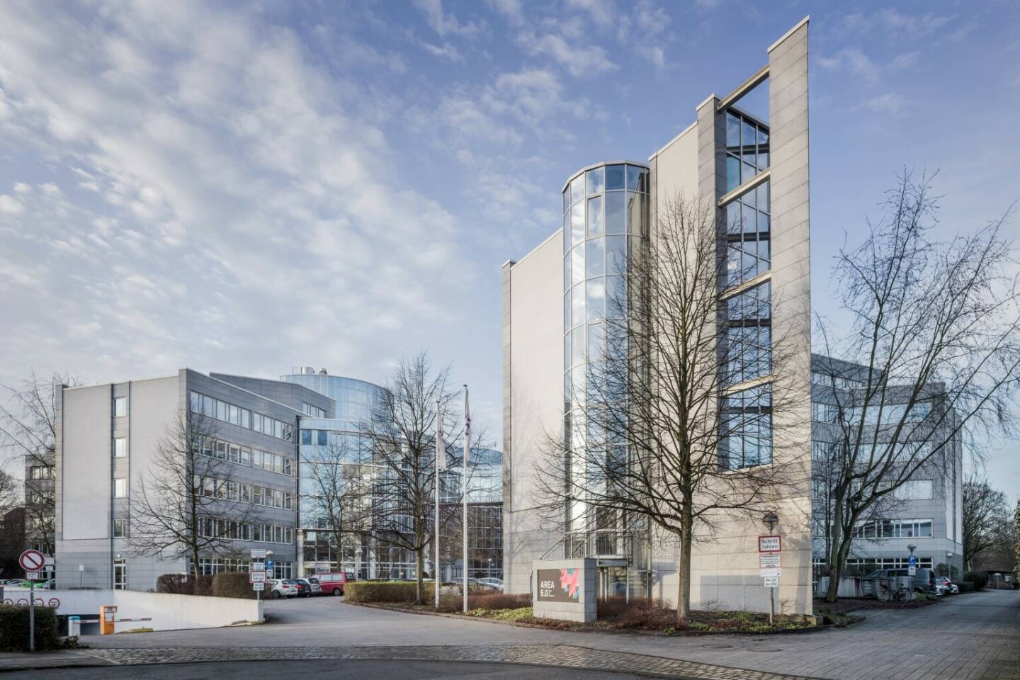 Erste Immobilien KAG erwirbt modernes Bürohaus in Hamburg um rund 125 Mio. Euro, es handelt sich um ein vom Hamburger Immobilienunternehmen Becken erworbenes Bürohaus mit dem Namen „Area 5.0“ im Norden von Hamburg (D) mit einer Nutzfläche von 31.769 m2; Credit: Becken Holding GmbH