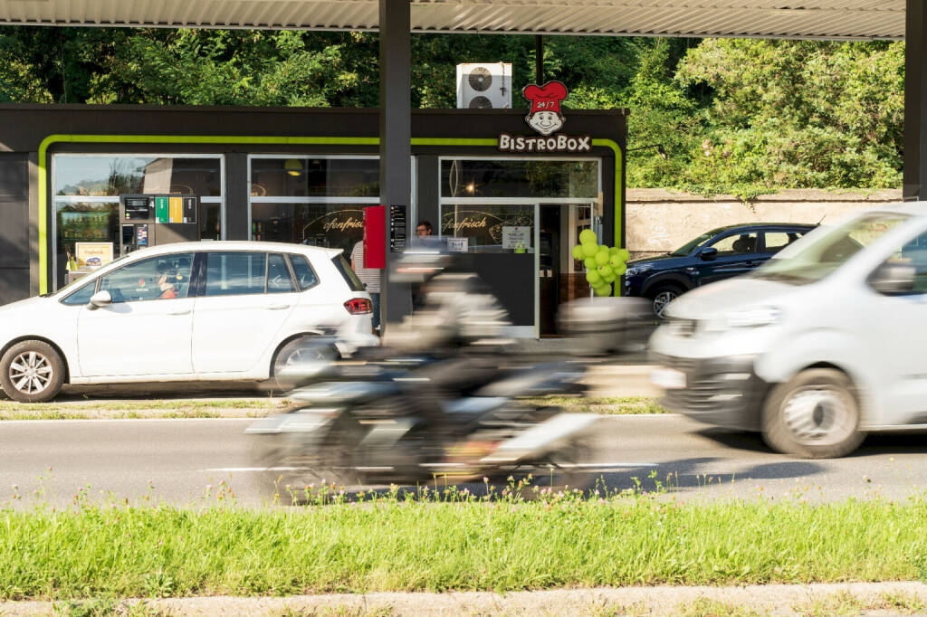 Das österreichische Start-up-Unternehmen BistroBox expandiert in der Steiermark. Vor kurzem wurde ein neuer Standort der 24h-Pizzeria in der Grazer Grabenstraße eröffnet. Credit: BistroBox (23.10.2020) 