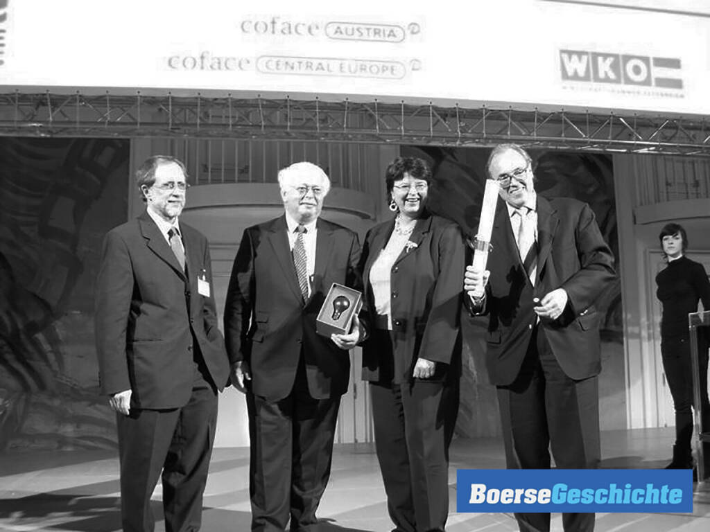 #boersegeschichte 2007: Die Warimpex-Gründer Georg Folian und Franz Jurkowitsch bei einem Award-Empfang 2007 (28.10.2020) 