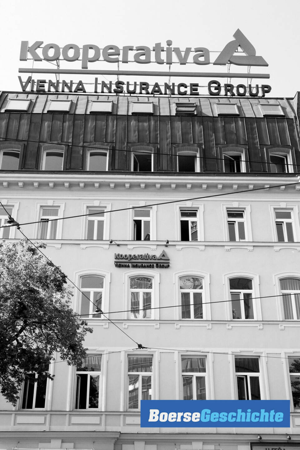 #boersegeschichte 1990: Kooperativa, die erste VIG-Gesellschaft in Bratislava (c) Newald