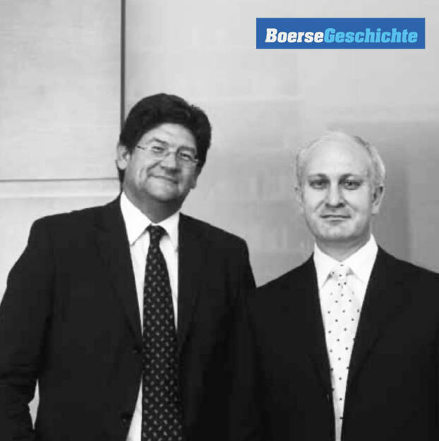 #boersegeschichte 2003: Wiener Börse-Vorstände Stefan Zapotocky und Erich Obersteiner (10.11.2020) 