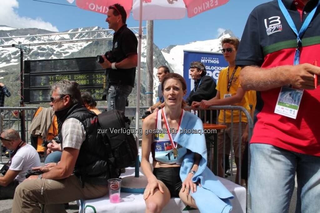 Andrea Mayr beim Großglockner Berglauf 2013, viele Bilder mehr unter http://www.maxfun.at/videos/bilder.php?aid=1350, © maxfun.at (27.07.2013) 