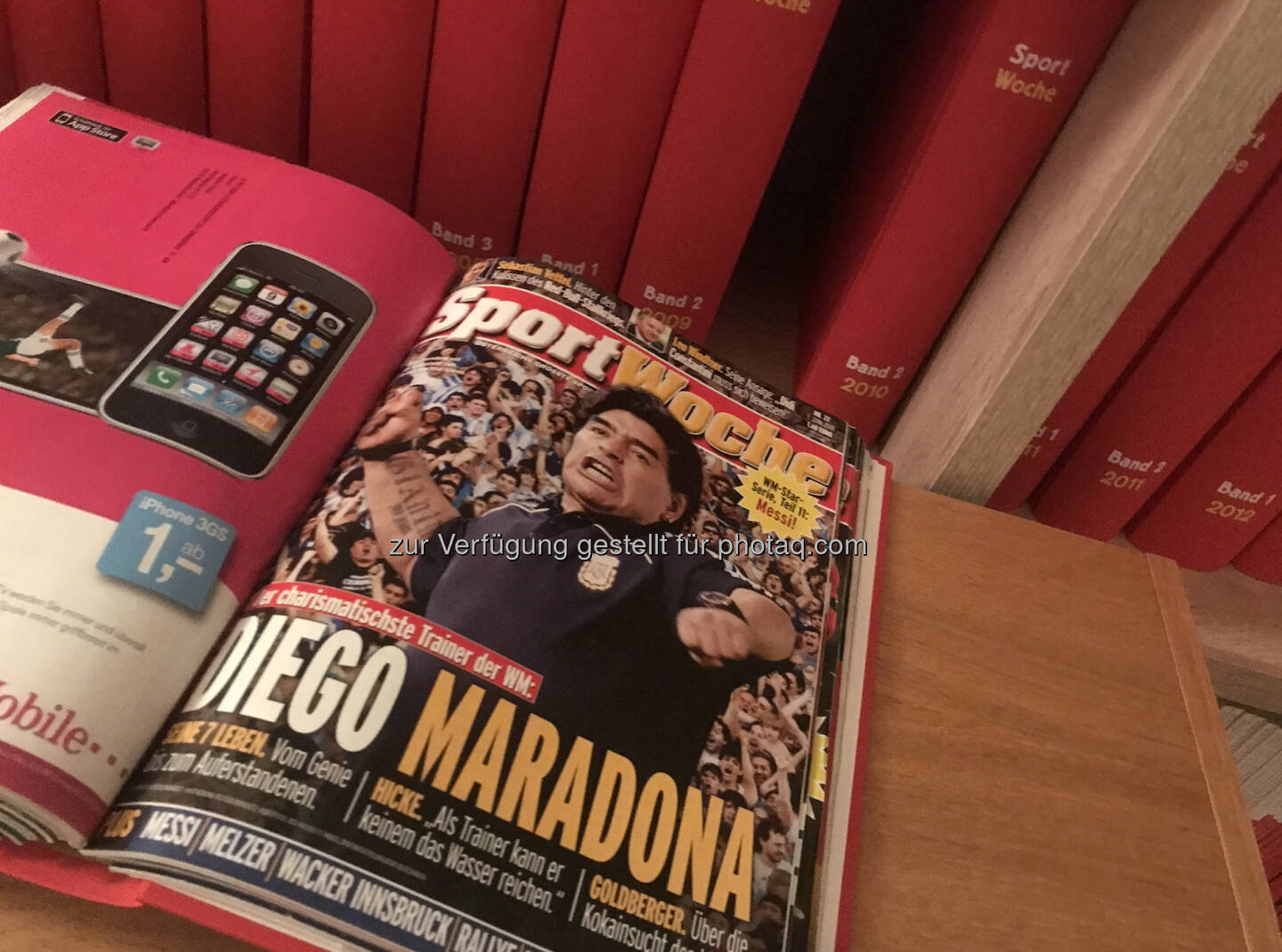 Diego Maradona in der Sport Woche