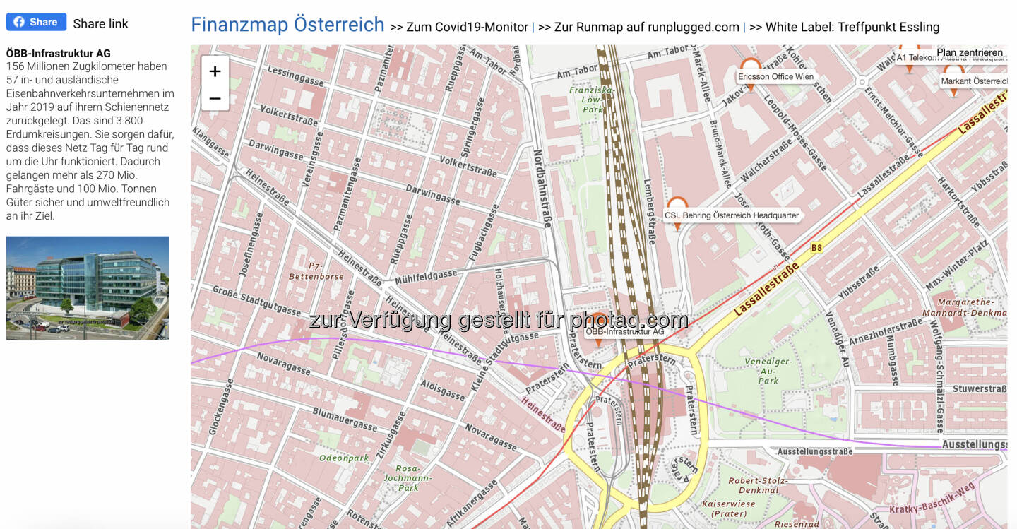 ÖBB-Infrastruktur AG auf http://www.boerse-social.com/finanzmap