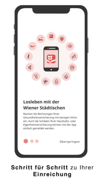 Wiener Städtische, App losleben, Quelle: wienerstaedtische.at (07.01.2021) 