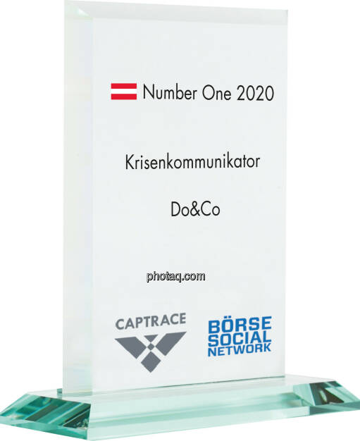 Number One Awards 2020 - Krisenkommunikator Do&Co, © photaq (05.02.2021) 