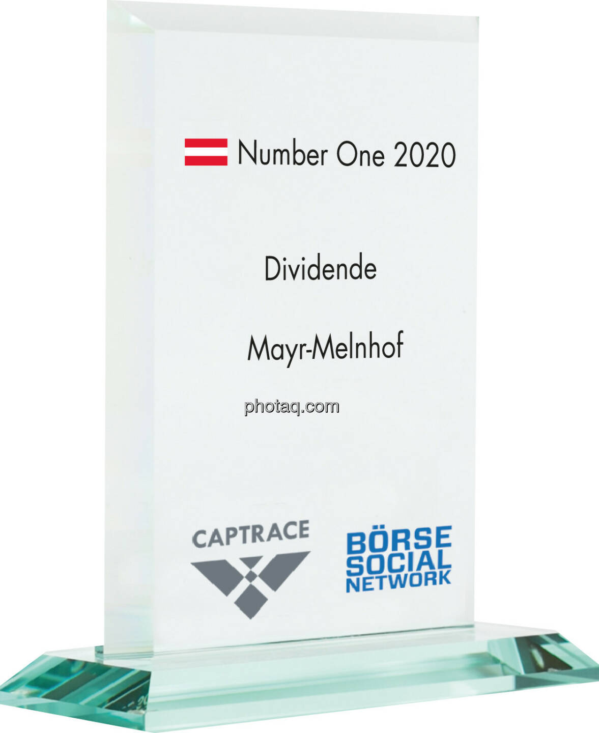 Number One Awards 2020 - Dividenden Mayr-Melnhof