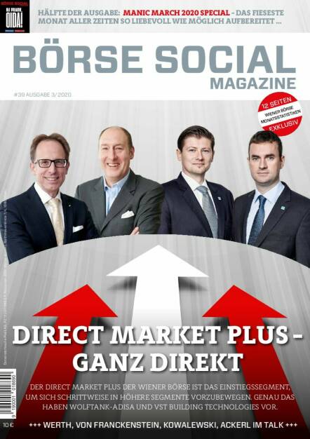 Magazine #39 - März 2020: Etwas mehr als ein Jahr direct market plus. Wir haben mit VST und Wolftank Adisa, zwei der Pioniere im Segment, gesprochen (19.02.2021) 