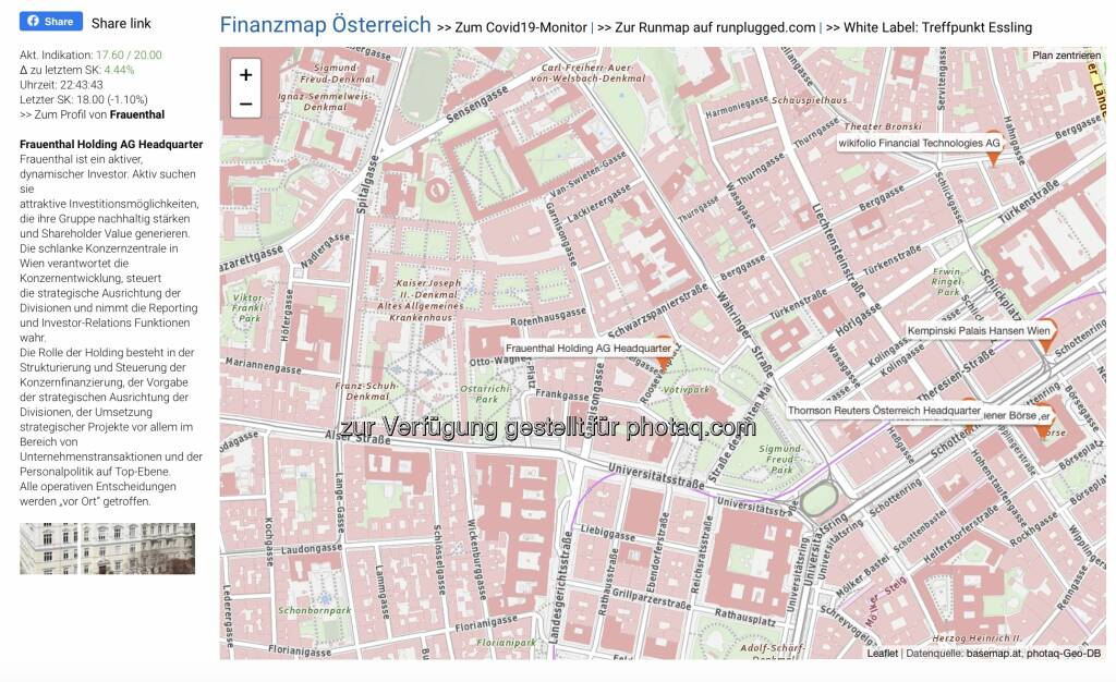 Frauenthal Holding Headquarter auf http://www.boerse-social.com/finanzmap (02.04.2021) 