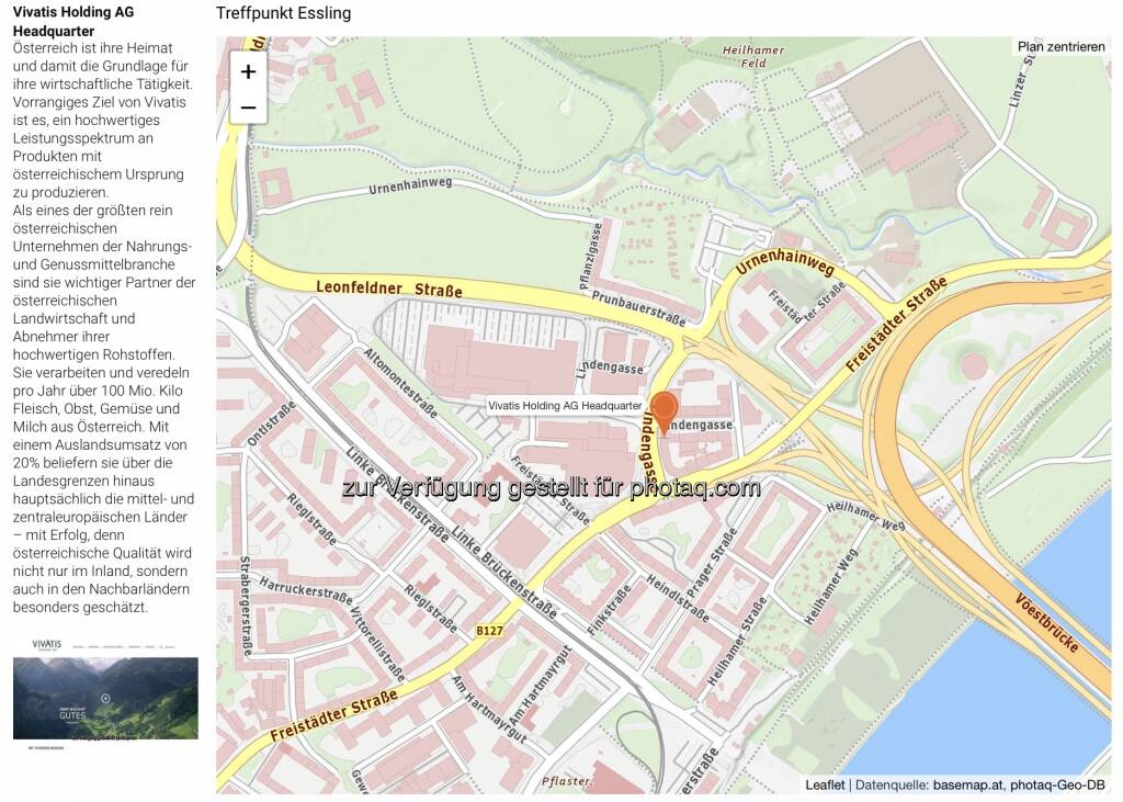 Vivatis Holding AG Headquarter auf http://www.boerse-social.com/finanzmap (09.04.2021) 