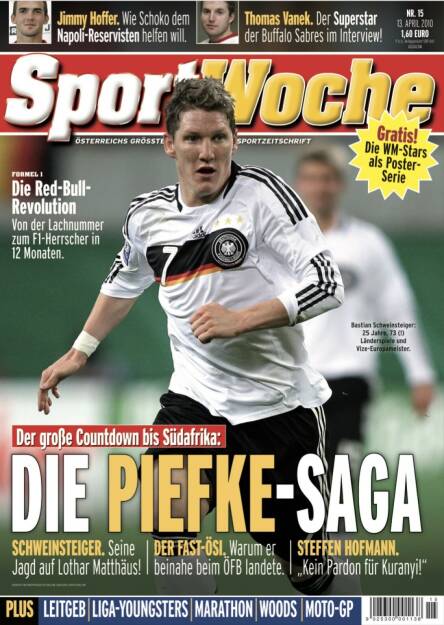 Sportwoche Nr 15, 13. April 2010 (10.04.2021) 