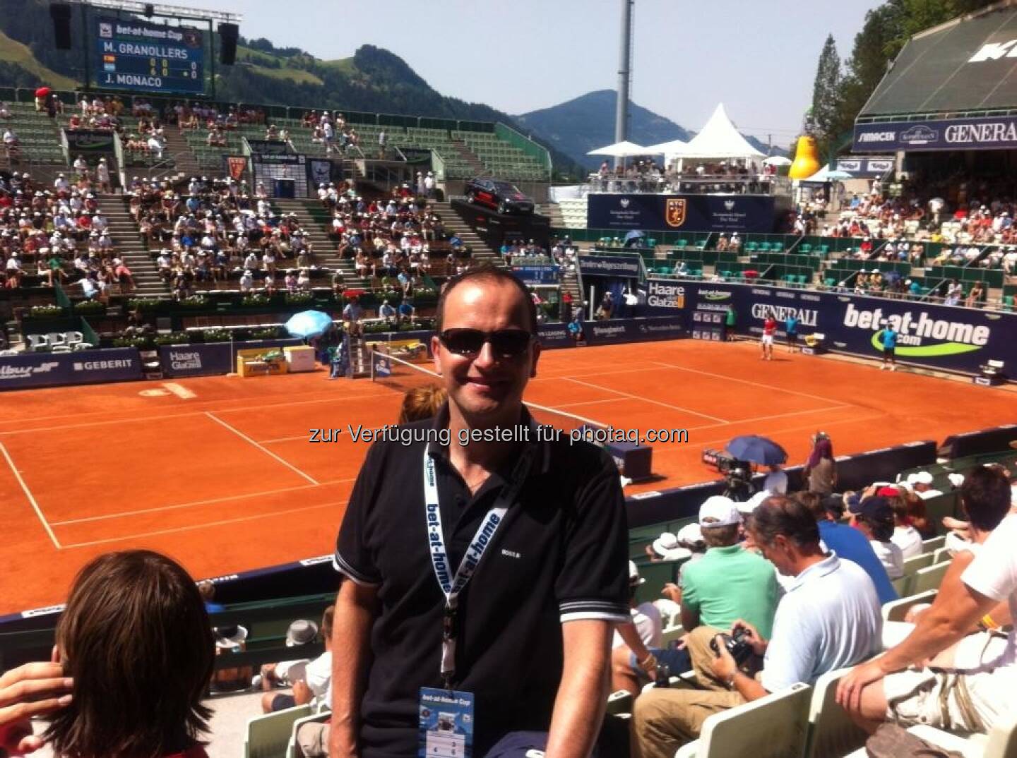 Erhard Salchenegger, Investor, beim bet-at-home-Cup in Kitzbühel